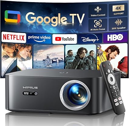 Honton Mini LED Projector, Portable Home Theater