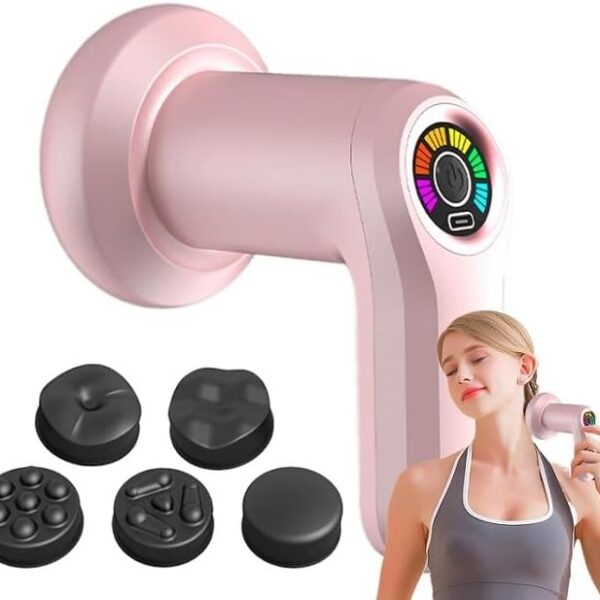 MDHL YX-720 Replicates Shiatsu Massage, Cellulite Massager, Body Sculpting Machine, Lymphatic Drainage Massage,Handheld & Cordless, Stomach Fat Massager, Massages Belly Thighs Neck for Women