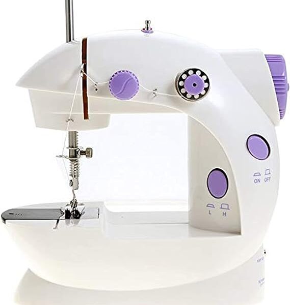 SHOWAY Double Thread 2 Speed Mini Sewing Machine [FHSM-202] - For Basic Stitching Only