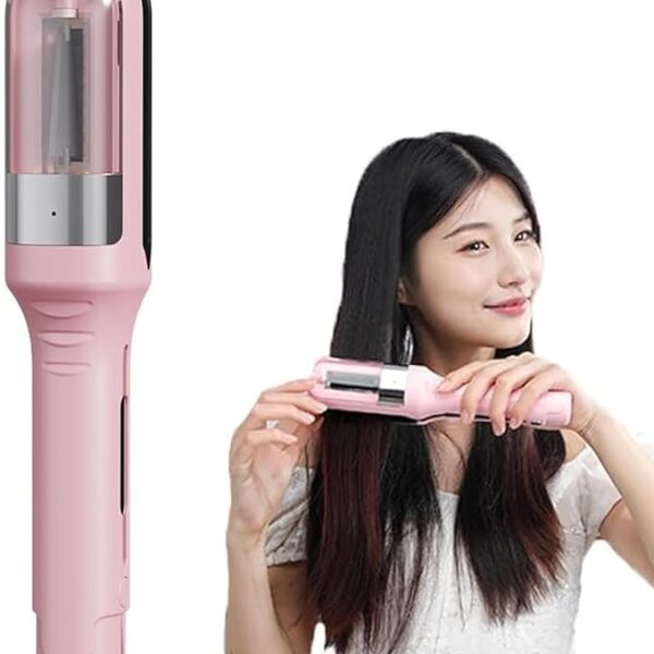 TONGLUO 2-in-1 Hair Trimmer And Straightener, Cordless Split Ends Trimmer for Damaged/Brittle Hair, Automatic Bangs Trimmer for Frizz-Free Finishing