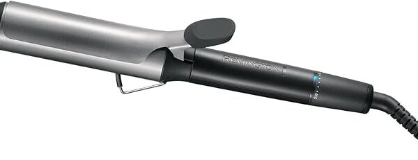 Remington 38mm Curling Tong for Big Bouncy Curls (Titanium Ceramic for Smoothness & Shine, Protective Coating with Anti-Static, Ceramic, Tourmaline Ionic, Fast 30 Second Heat Up, 140°C-210°C) CI5538