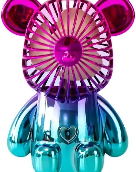 Mini portable hand bear electric fans cooling small rechargeable table stand usb handheld fan other premade neck car rgb fans