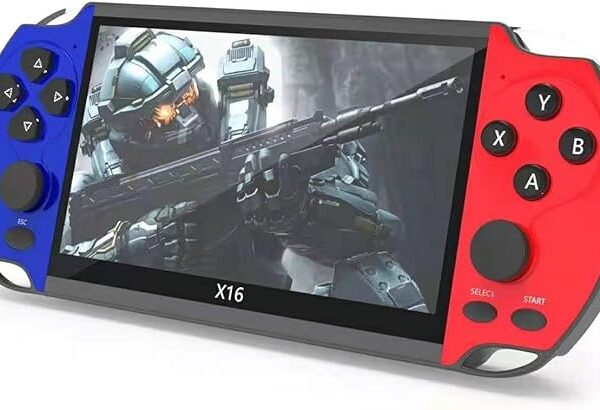 X16 Handheld Game Console – 6.5" HD Display, 64GB Card with 10,000+ Classic & Modern Games | Portable Retro Gaming System for Kids & Adults | Perfect for Travel, Entertainment & Gifting