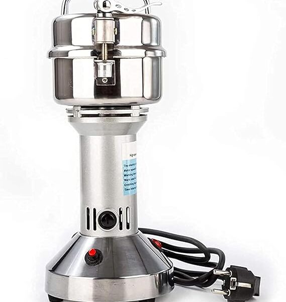 Worldtronics Grains Spices Cereals Coffee Dry Food Grinder Mill Grinding Machine Stainless Electric Herbs Coffee Bean Grinding
