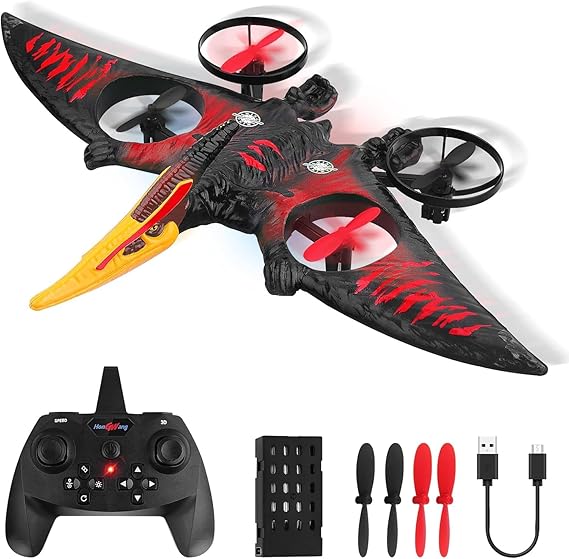 AWH RC Aeroplane – High-Speed Remote Control Airplane with USB Rechargeable Battery, Durable Lightweight Design, Easy-to-Fly for Beginners, Sleek Red Finish