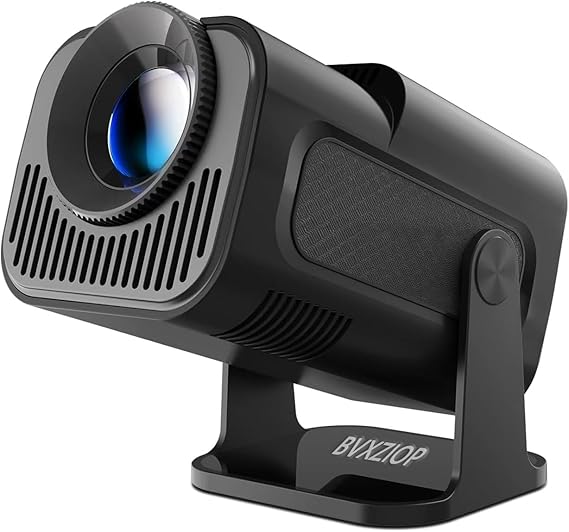 Mini Projector, Outdoor Portable Projector, 1080P/4K Auto Keystone Smart Projector Adjustment, Built-in Android OS 11.0 Home Projector,with WiFi 6 BT 5.0 (Black)