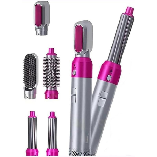 Hair Dryer, Hot hair cutlet tools set Curler Tool Set –5 in 1 Multi-Function Hair Styler for Drying, Curling, Straightening, Volumizing, and Smoothing