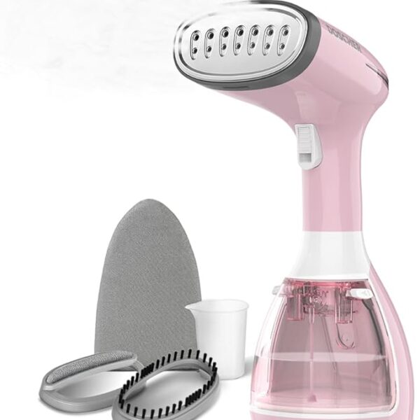DOSCHER Garment Steamer Iron,High-Power Handheld Garment Steamer Clothes Steamer Portable Steam Iron 30s Fast Heat-up Ironing Wrinkle Remover -1500W 280ML