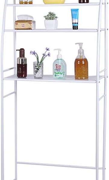 Generic Washing Machine or Storage Shelves White, MTJ-WT-SRK4