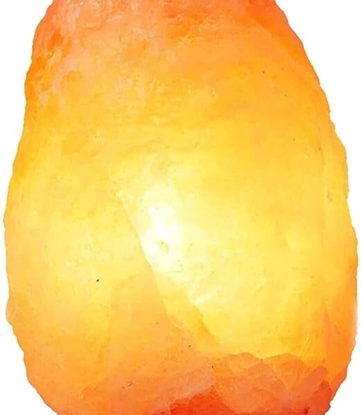 MOMENT Himalayan Salt Lamp with Natural Himalayan Crystal Rock, Hand Crafted Wooden Base from Foothills of The Himalayas, Home Decor, Night Light & Gifts, 2-3KG