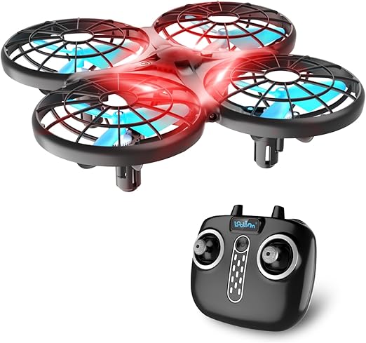 Loolinn | Drone for Kids Gift- Mini Drones, RC Drone with Auto Anti-Collision Technology/Easy to Fly/Safe for Kids / 360° Flip/Hand-Controlled Mode/Gift Toys for Boys and Girls