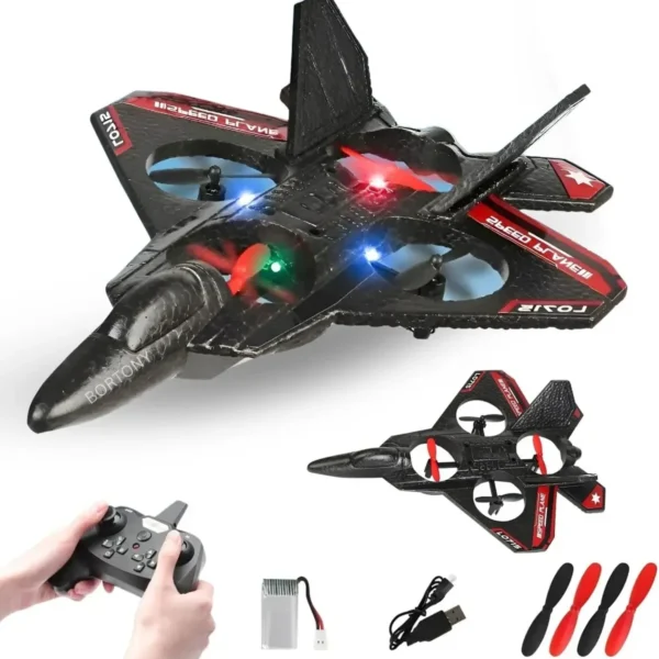 Generic RC Plane Helicopter, RTF 2.4GHz 6-axis Gyro Quadcopter with LED Night Lights, 3D Flip 360°